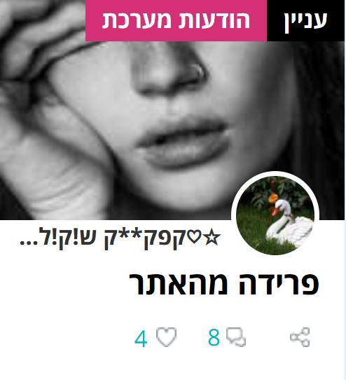 פרידה מהאתר